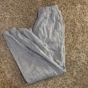 ALO Yoga Light Gray Sweatpans